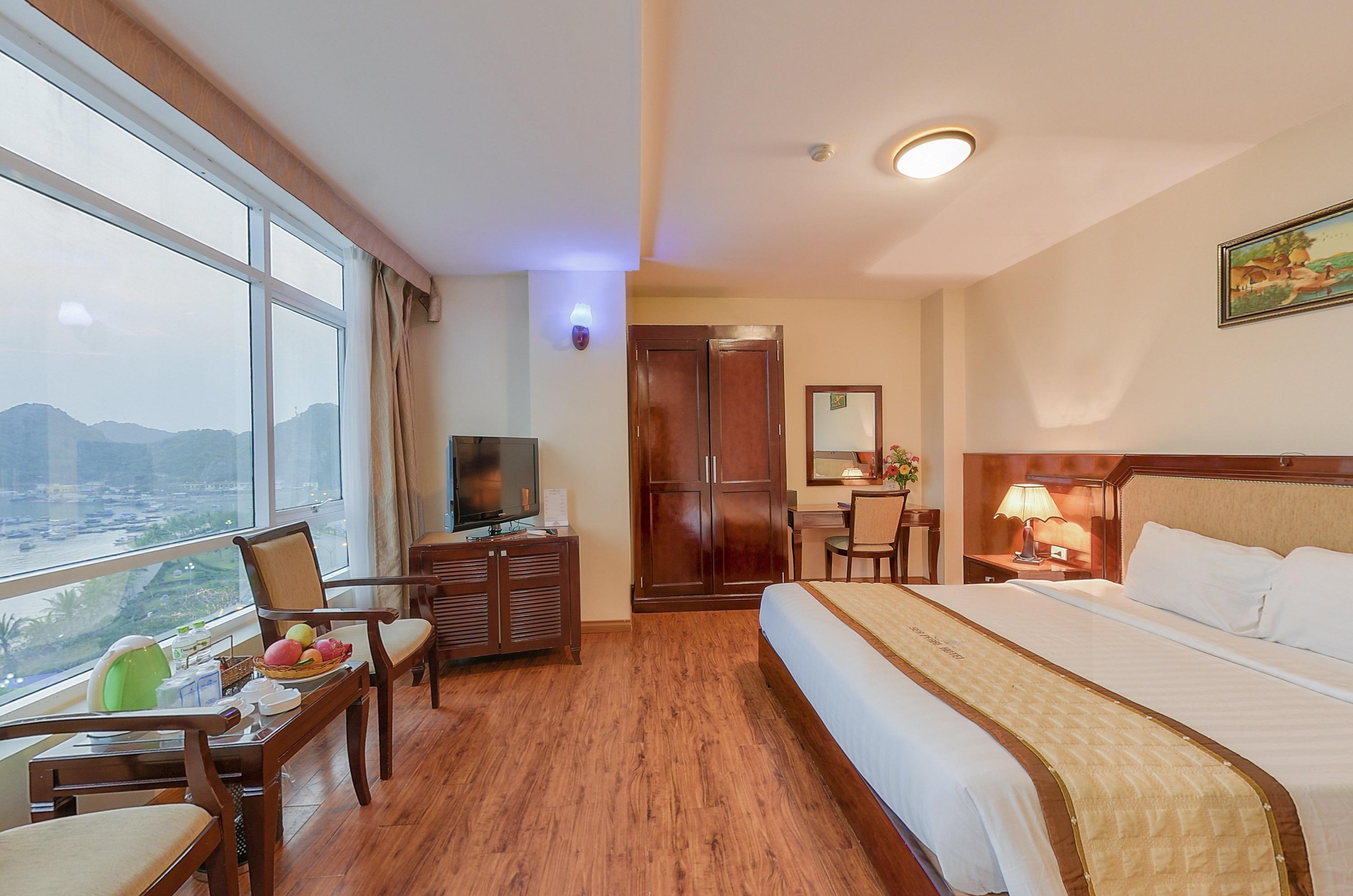 Sea Pearl Cat Ba Hotel Dong Khe Sau Exterior foto