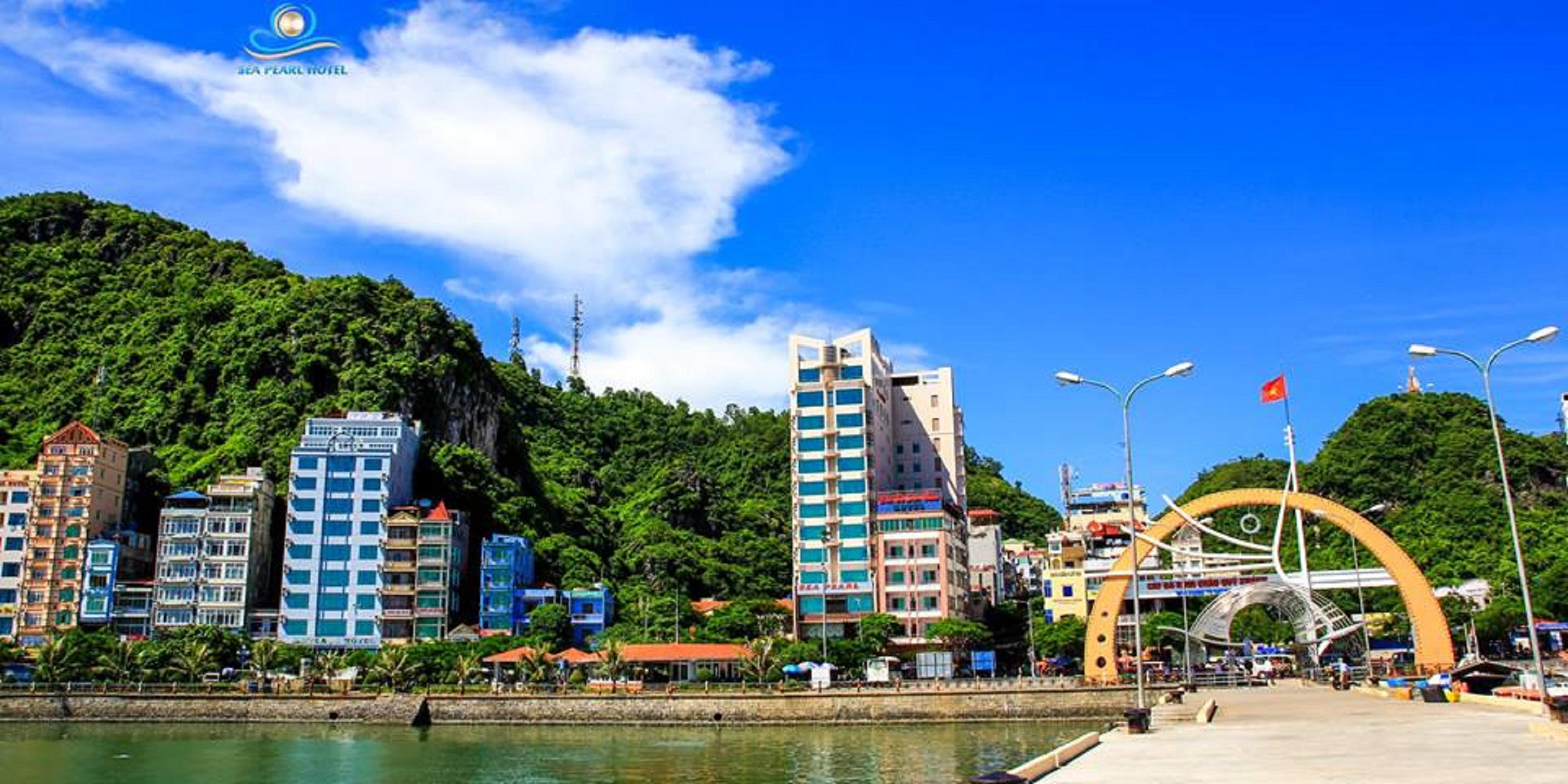Sea Pearl Cat Ba Hotel Dong Khe Sau Exterior foto