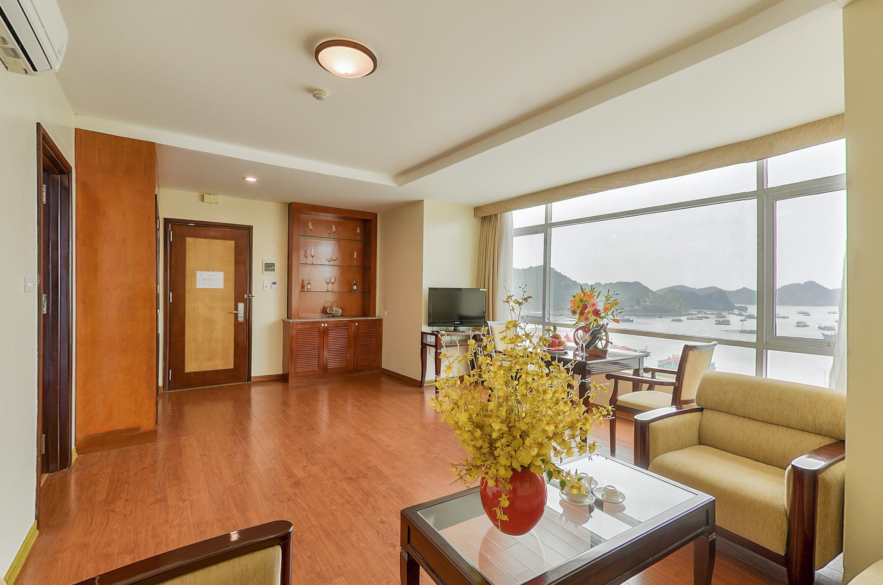 Sea Pearl Cat Ba Hotel Dong Khe Sau Exterior foto